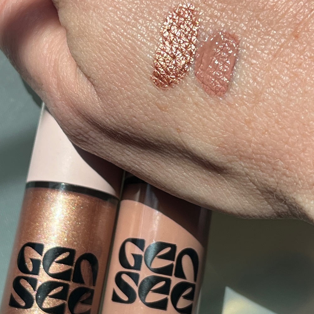 Gen See Beauty Liquid eyeshadow Hollywood and Rosewater Bundle